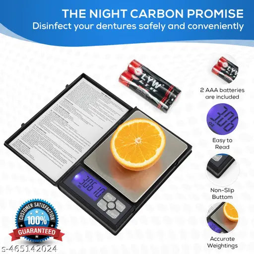 Notebook Series Digital Scale - 0.01g Accuracy, 600g Capacity for Food, Herbs, Spices, Jewelry | Notebook Series Digital Scale | 0.01g accuracy | 600g capacity | weighing food |